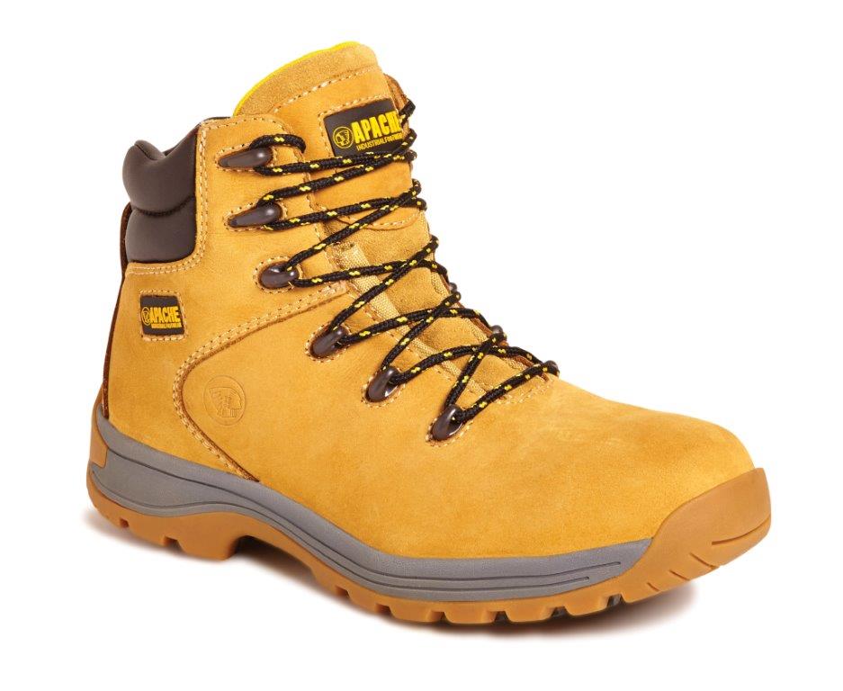 Apache safety boot wheat