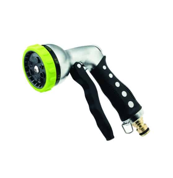 Metal Spray Gun 6 Function Rubber Grip Groundserv