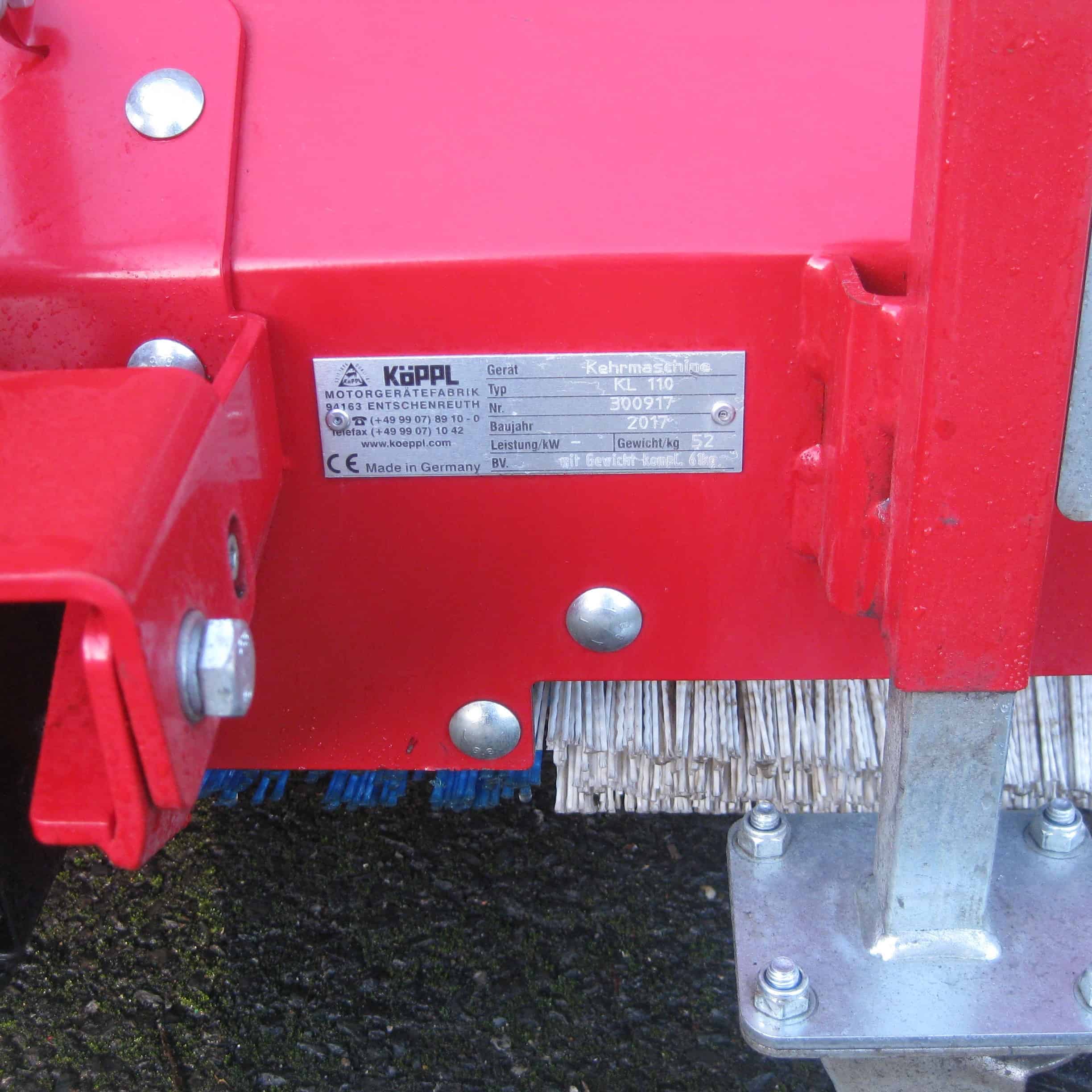 Koppl CL10-2 Two wheel Tractor unit with attachments