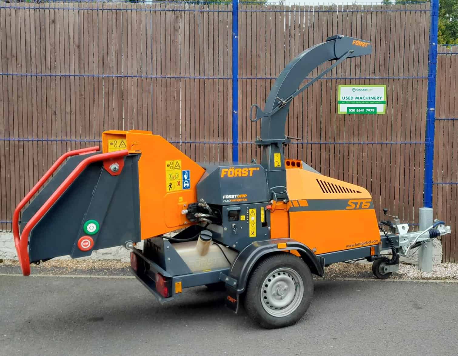 Forst ST6D Wood chipper road towable - Image 4