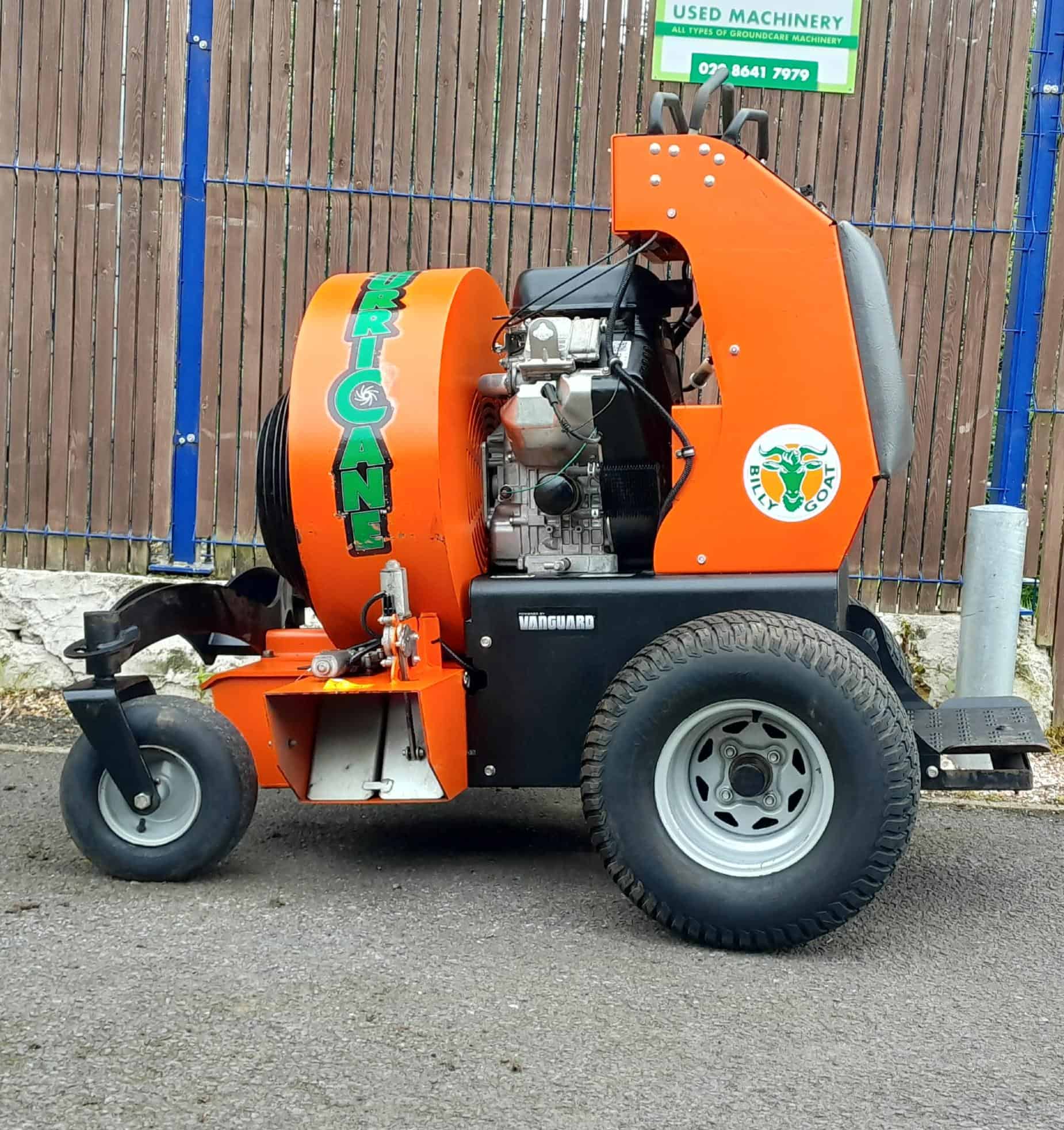 Billy Goat Hurricane Z3000 zero turn Rideon Blower in very good condition.